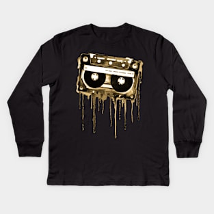 Audiocassette Kids Long Sleeve T-Shirt